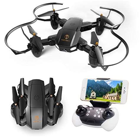 drone camera topvision foldable quadcopter rc drone wifi fpv p camera  video altitude