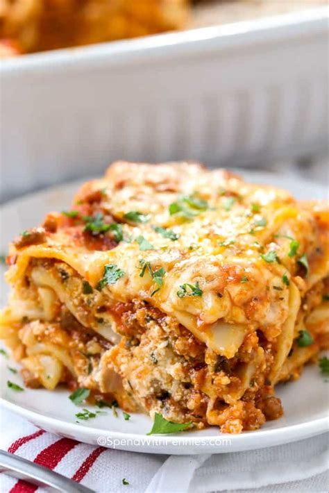 easy homemade lasagna recipe   classic     family favorites