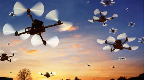 swarm technology  drones picture  drone