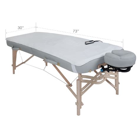 earthlite massage table warmer and fleece pad 2in1 3 heat