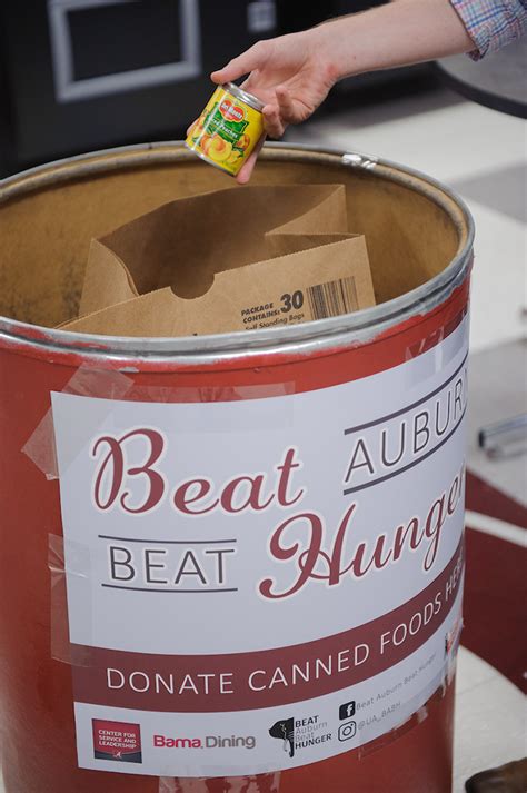 Beat Auburn Beat Hunger Annual Food Drive Kicks Off University Of