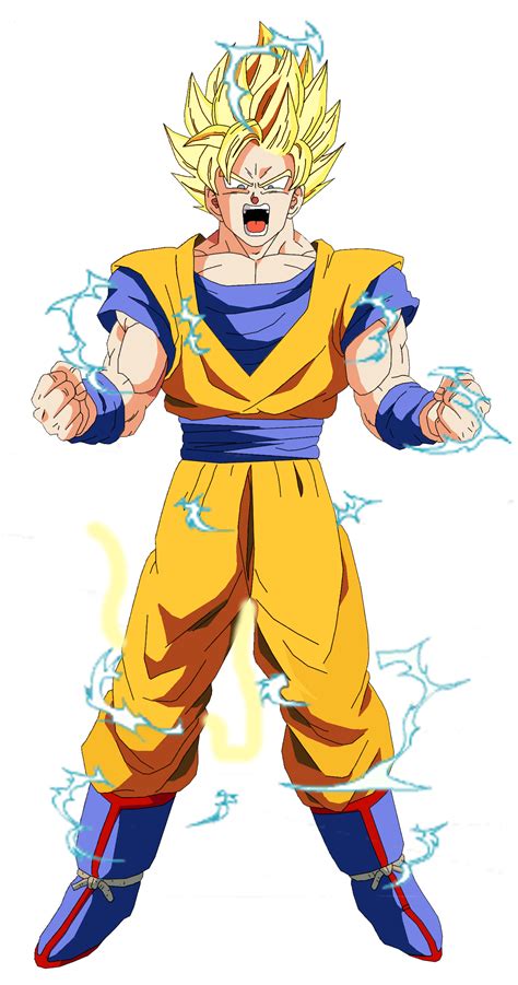 Imagen Goku Ssj2 Render Png Dragon Ball Fanon Wiki Fandom Powered