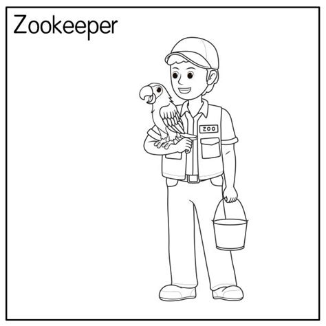 zookeeper hat stock illustrations royalty  vector graphics