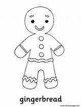 Gingerbread Coloring Man Colouring Pages Christmas Printable Story Print Ginger Outline Clipart Color Kids Cliparts Colour Cute Activity Activityvillage Book sketch template