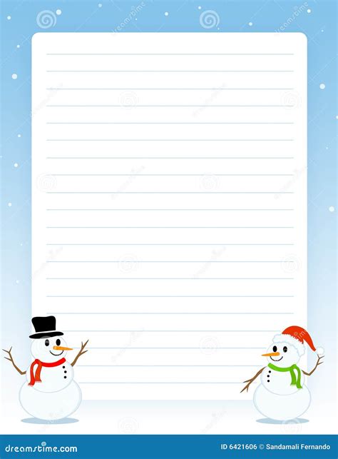 christmas border note paper royalty  stock image image