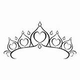Tiara Princess Drawing Crown Line Easy Coloring Drawings Template Pages Sketch Cute Baby Scalloped Getdrawings Paintingvalley Collection Templates sketch template
