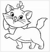 Coloring Pages Marie Cat Disney Para Gata Kittens Print Pintar Innen Mentve sketch template