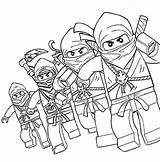 Ninjago Coloring Lego Pages Colouring Team Ninja Kids Visit Sheets Boys Characters sketch template