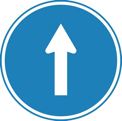 filekorean traffic sign straightsvg wikimedia commons