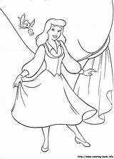 Cinderella Coloring Pages Disney Princess sketch template