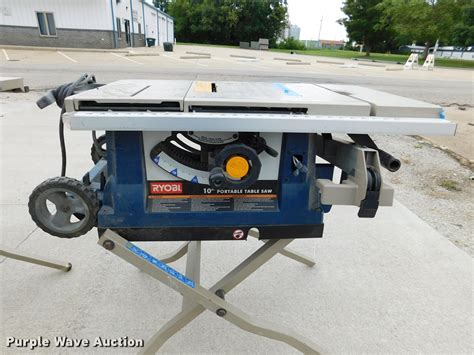 2 Ryobi Bts21 Table Saws In Wamego Ks Item Dm9453 Sold Purple Wave