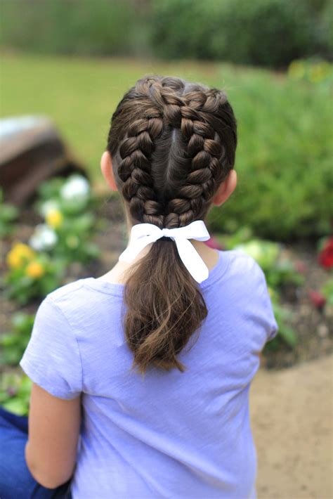 create  dutch loop braid cute girls hairstyles