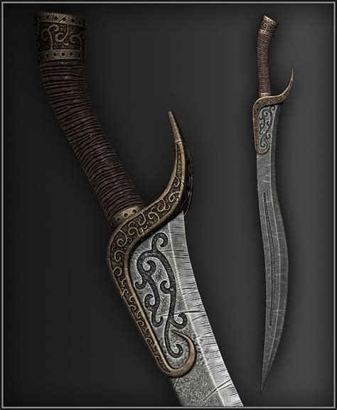 skyrim dagger mod   nexus skulls  daggers pinterest