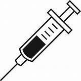 Clipart Injection Shot Vector Syringe Medical Clip Icon Needle Illustrations Ukranian Stock Cliparts Cartoons sketch template