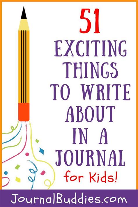 exciting   write    journal writing prompts  kids