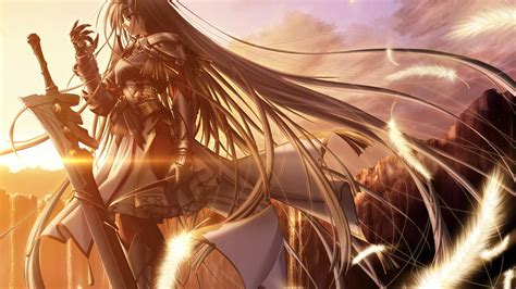 anime girl warrior wallpaper 77 images