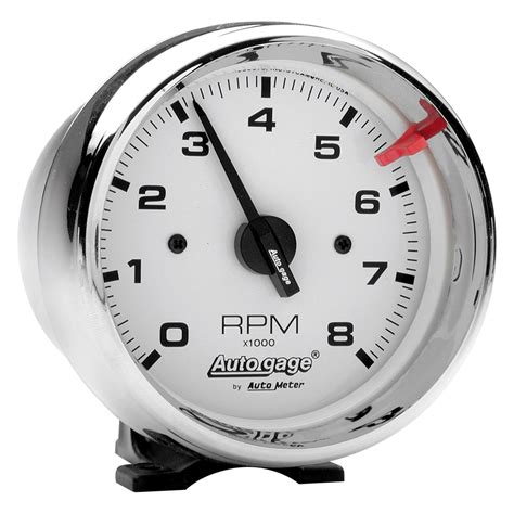 auto meter  auto gage series   pedestal tachometer gauge   rpm