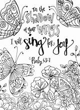 Coloring Pages Grace Psalm Ot Inkspirations Faith Bible Christian Choose Board sketch template