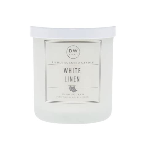 white linen dw home candles