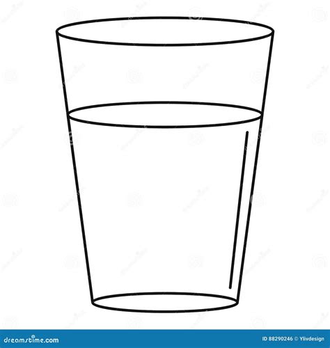 mwater glass empty coloring pages