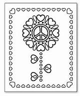 Peace Coloring Sign Pages Because Pdf Good sketch template