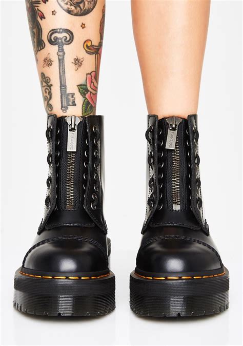 dr martens sinclair smooth boots dolls kill docmartensstyle boots
