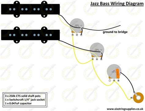 wiring diagram  fender jazz bass