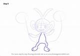 Step Ambipom Pokemon Draw Drawingtutorials101 Drawing Tutorials sketch template