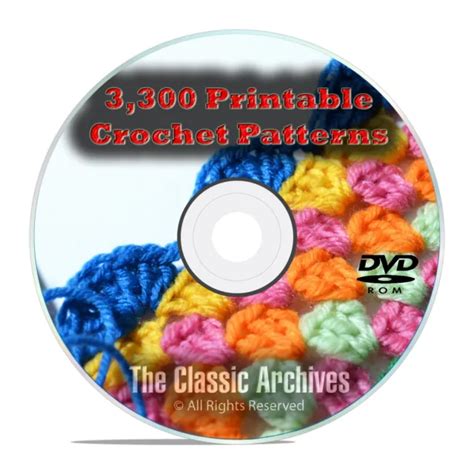 learn  crochet  printable crochet patterns guides books  cd