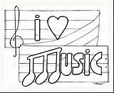 Coloring Pages Note Notes Music Getdrawings sketch template