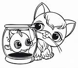 Coloring Pages Pet Shop Littlest Kids sketch template