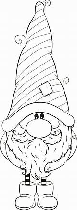 Gnome Noel Lutin Wichtel Weihnachten Ausmalen Gnomes Drawing Colorier Colouring Xmas Ausmalbilder Lutins 1255 William Noël Duende Zeichnen Aufkleber Fürs sketch template