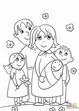 Familia Dibujar Imprimir Familias Famiglia Supercoloring Familiares Imágenes sketch template