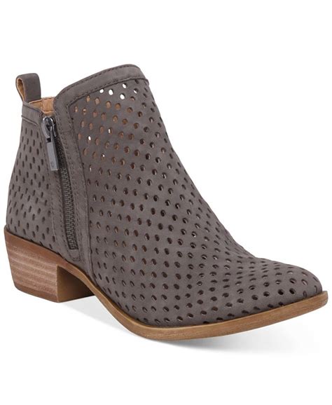 Lucky Brand Womens Perforated Basel Booties Macys