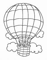 Balloon Air Coloring Hot Pages Drawing Kids Parachute Balloons Template Line Printable Color Print Getcolorings Getdrawings Paintingvalley Popular sketch template