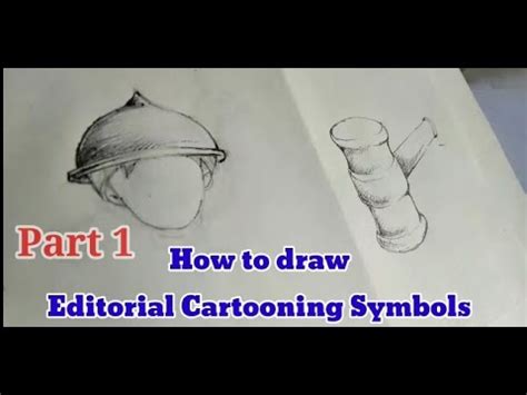 draw editorial cartooning symbols part  youtube