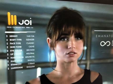 In Blade Runner 2049 Virtual Companion “joi” Is Played By Cuban Born