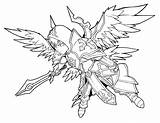 Summoners Artamiel Lineart sketch template