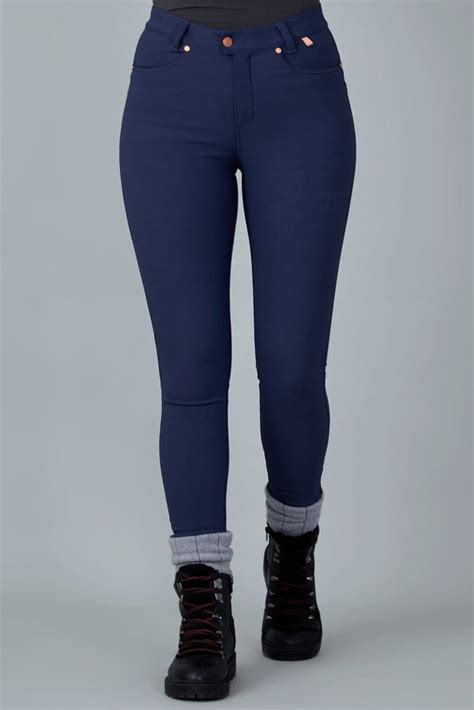 The Aventurite Stretch Skinny Outdoor Trousers Midnight Blue