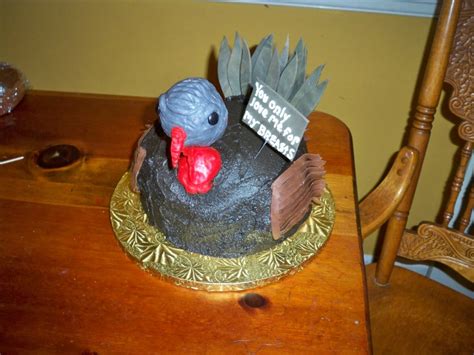 Wild Turkey Birthday Cake For Scott S Dad ~2011 Deen Of