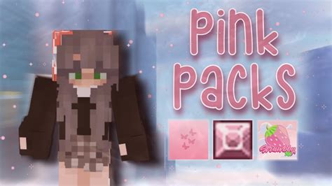 cutest pink texture packs  bedwars youtube
