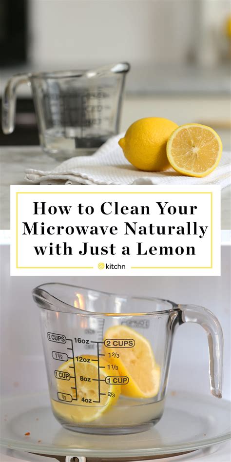 clean microwave naturally lemon kitchn