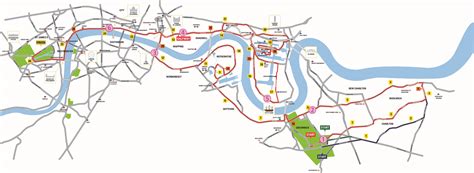 london marathon  route  points  runners      metro news