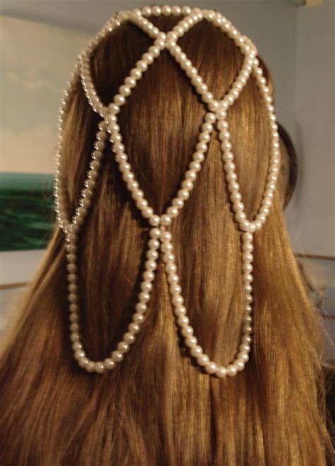 pearl hairnet jewelry inspo jewelry accessories fashion