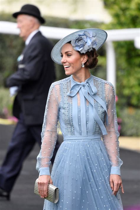 Kate Middleton Turns Heads In Sheer Blue Dress At 2019