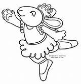 Coloring Bunny Ballerina Pages Easter Bunnies Tuesday Still Know Over But Dulemba sketch template