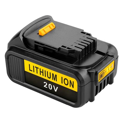 rechargeable lithium ion battery pack  dewalt dcb ah replacement cordless