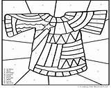Coat Joseph Many Colors Coloring Pages Sold Into Slavery Getcolorings His Printable Color Getdrawings sketch template