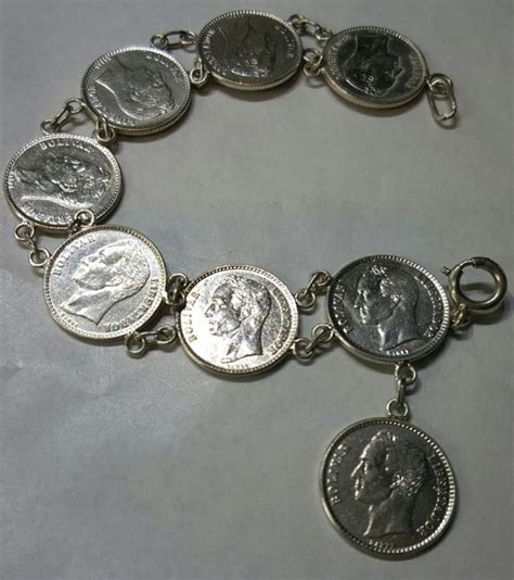 zilver armband van zilveren munten venezolonas catawiki