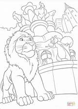 Wild Coloring Pages Samson Benny Lion Squirrel Talking Printable Popular sketch template